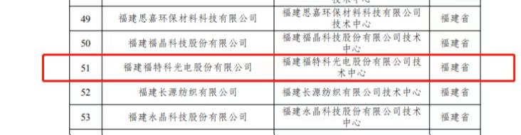 喜报！福特科喜获国家企业技术中心认定！